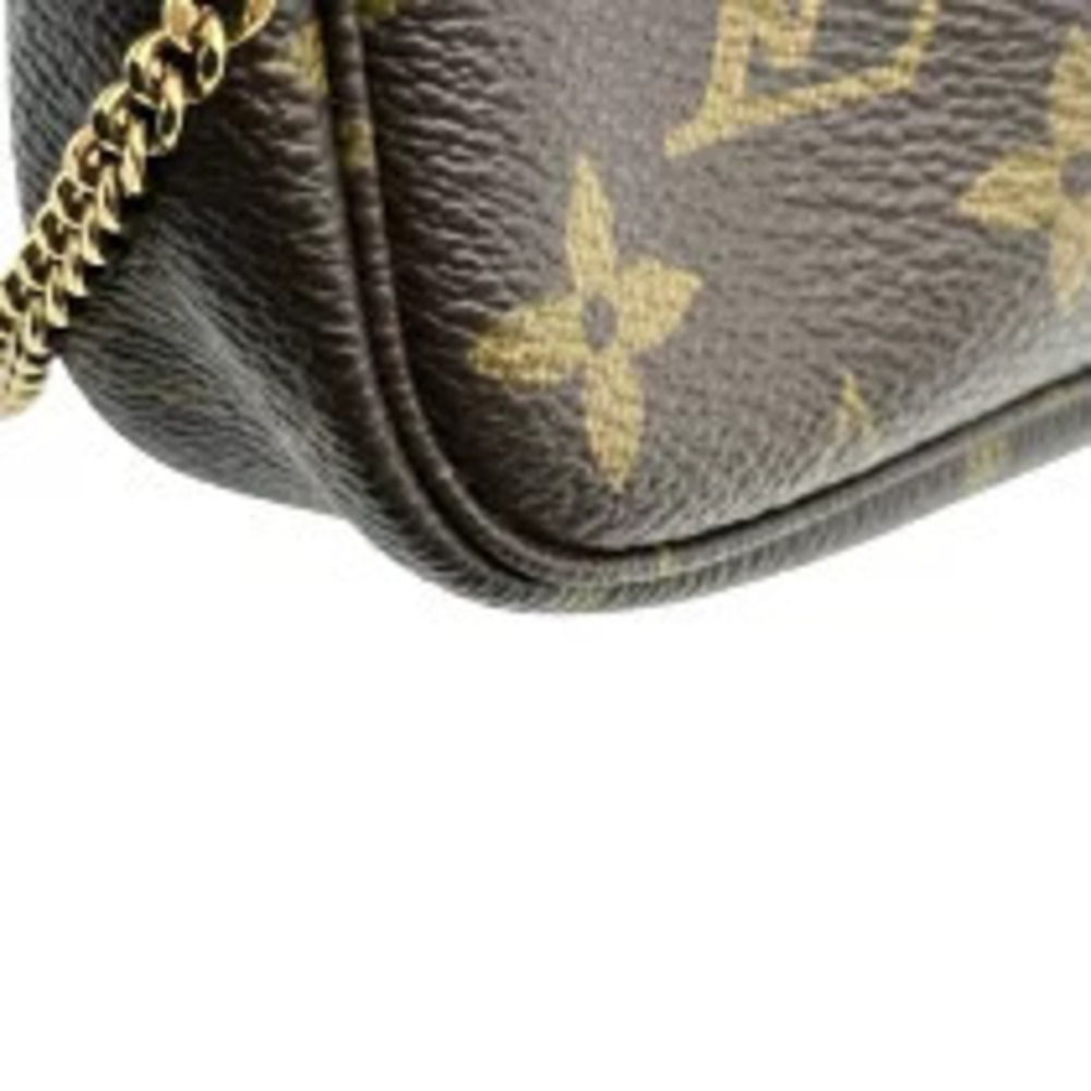 Louis Vuitton Pochette Accessoires Brown Monogram Canvas Shoulder Bag - Picture 9 of 11